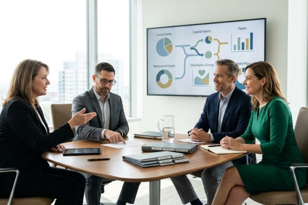 Tax planning integrated with investment management and long-term financial goals