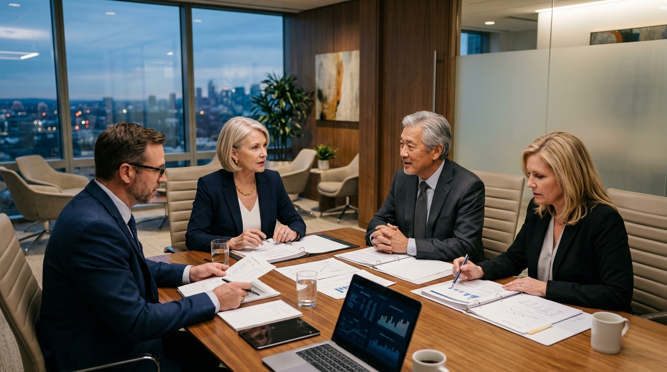 Business owner coordinating succession, taxes, and personal wealth
