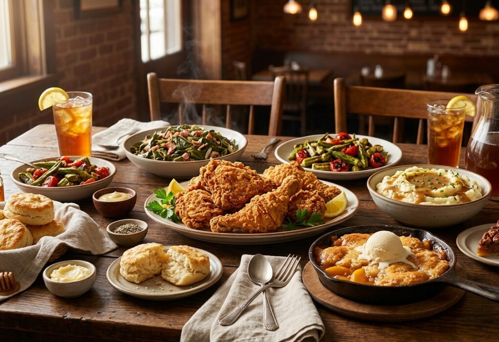 Middle Tennessee dining experience with Southern-inspired restaurant dishes