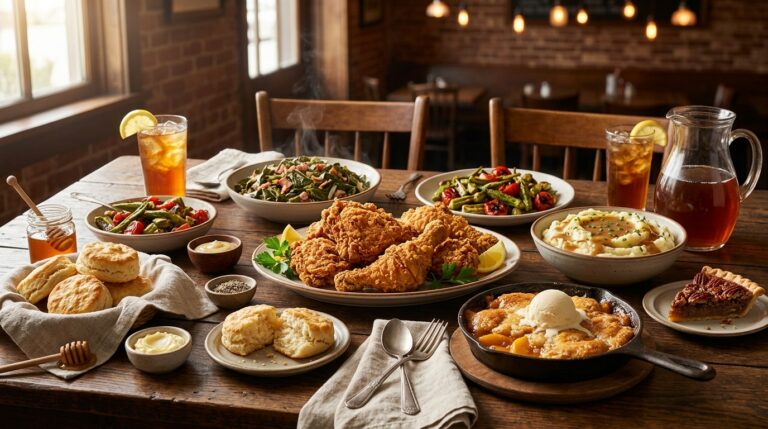 Middle Tennessee dining experience with Southern-inspired restaurant dishes